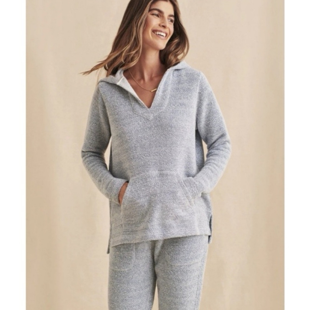 Women's  Faherty Whitewater Hoodie size Small Blue